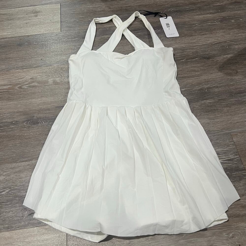 Varley x Revolve Carina White Tennis Racerback Dress XL - Picture 2 of 9